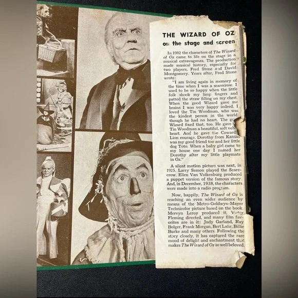 Rare Vintage 1903 Collectible “The New Wizard Of Oz” book with dust cover - Picture 3 of 12